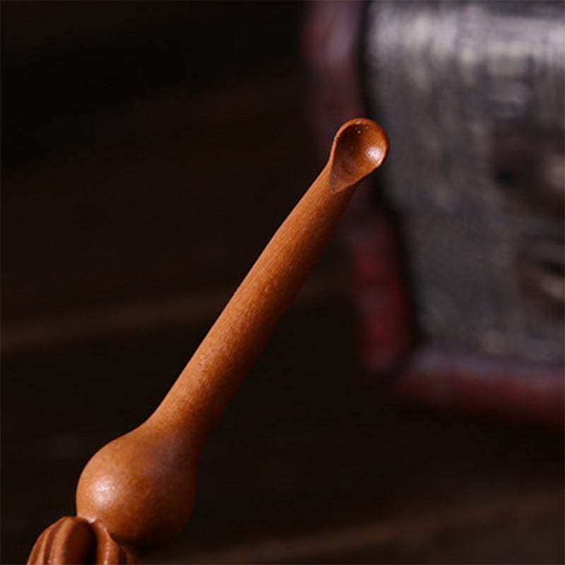 móc khóa gỗ khắc hình rồng kèm ráy tai tiện dụng