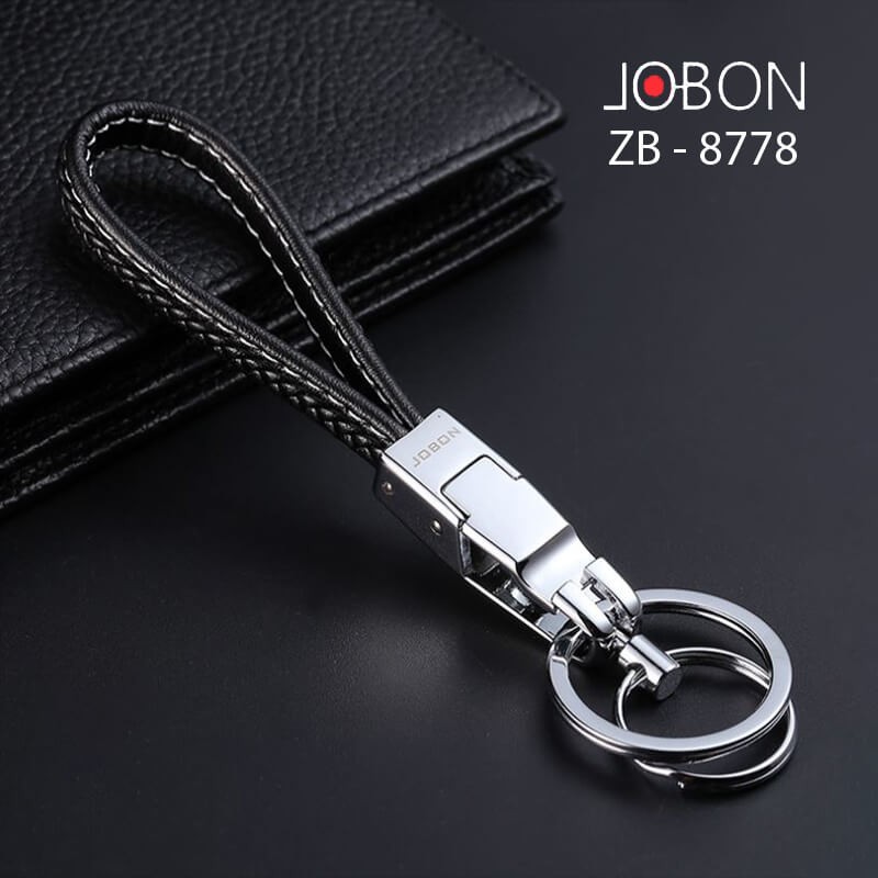 Móc chìa khóa dây da Jobon ZB-8778