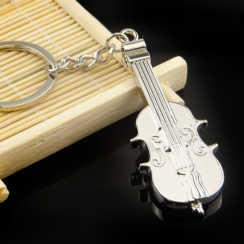 Móc chìa khóa hình cây đàn