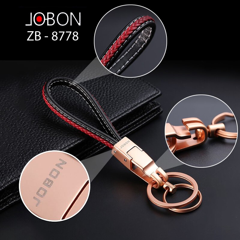Móc khóa da cao cấp Jobon ZB-8778