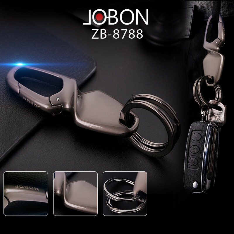 Móc khóa Jobon chính hãng ZB-8788 màu đen